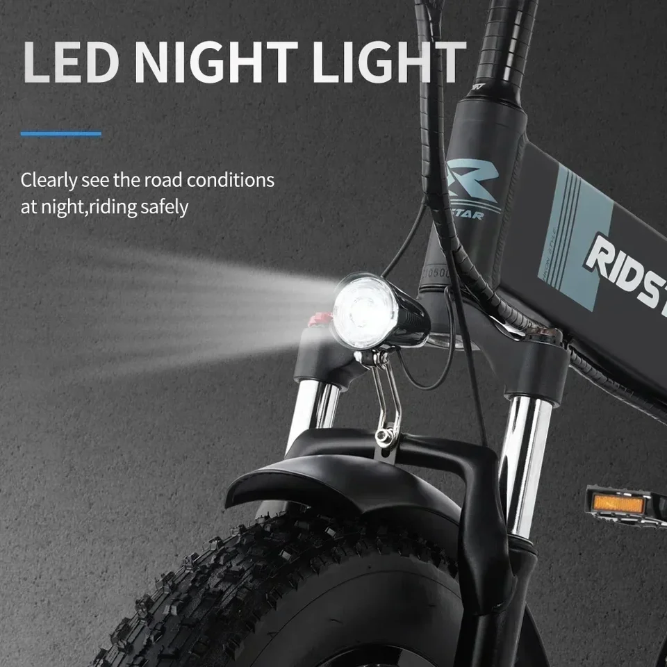 New H20 PRO Electric bike adult 2000W powerfui Dual Motor E-bike 20inch Off-road Tyre 48V  23AH Aluminum alloyelectric bicycle image 3