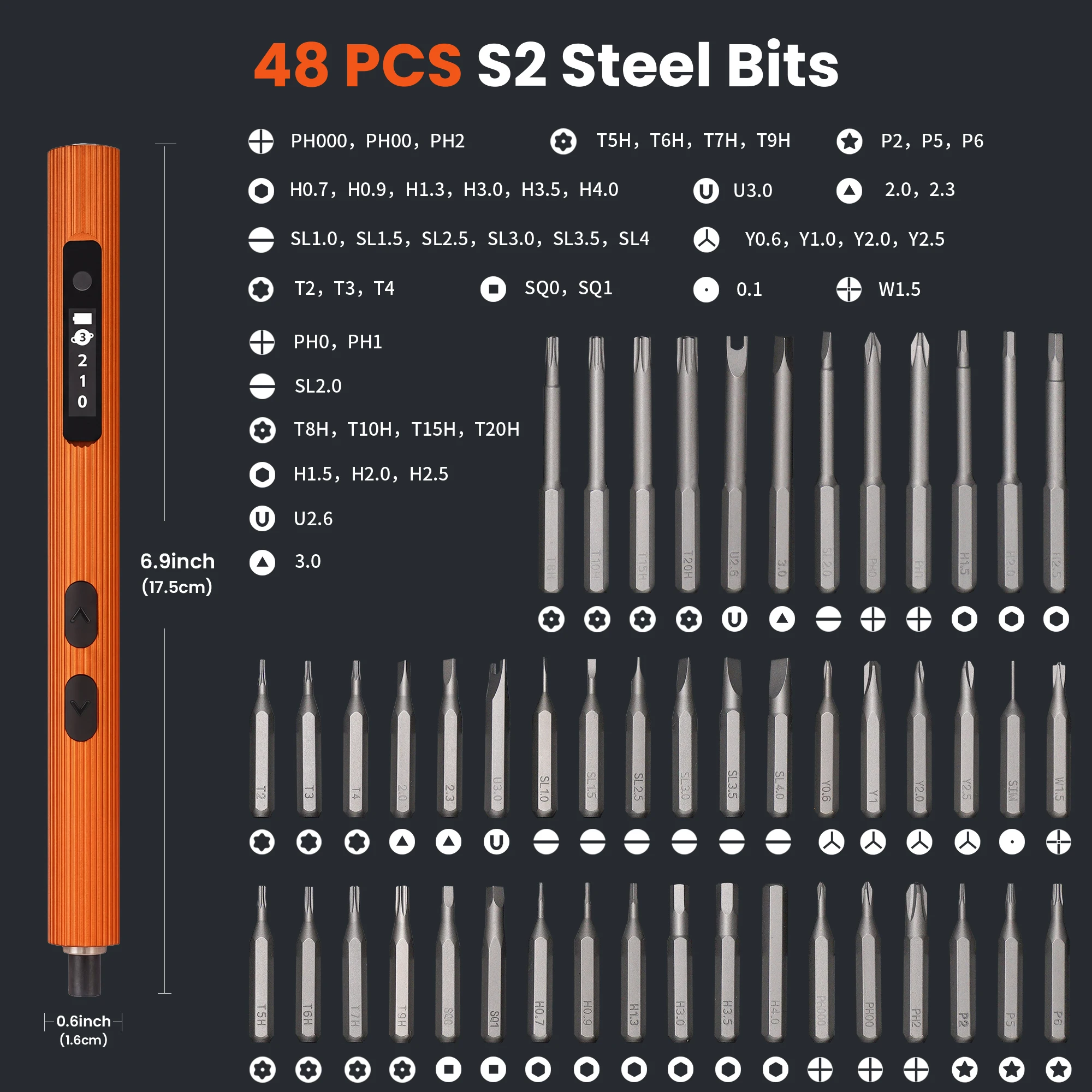 3.7V Precision Screwdriver 52i - Pc Gaming Orange review and price