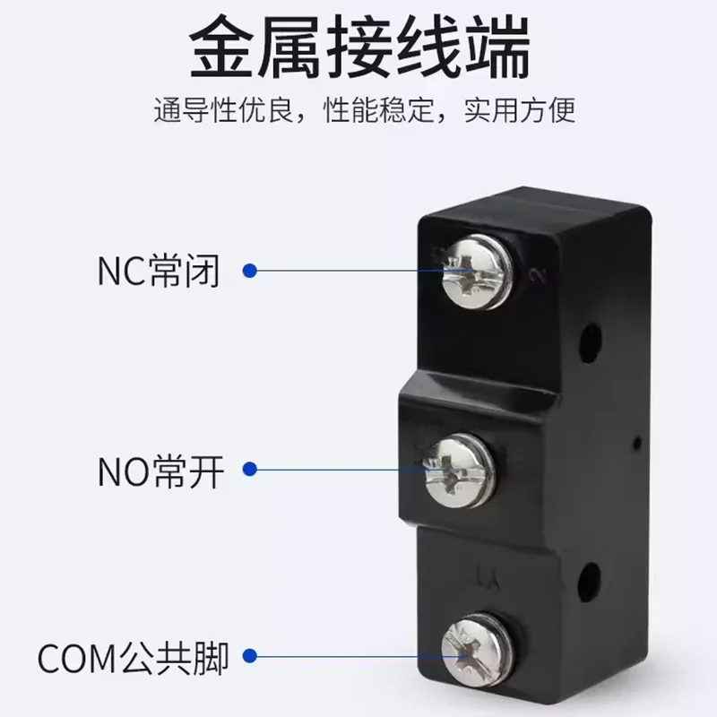 Micro Switch with Actuated Momentary Limit Switch, Push Plunger, AC 380V, DC 220V, 10A, LXW5-11M, 11Q2, 11D, 11M, 11N1, N2, 11G