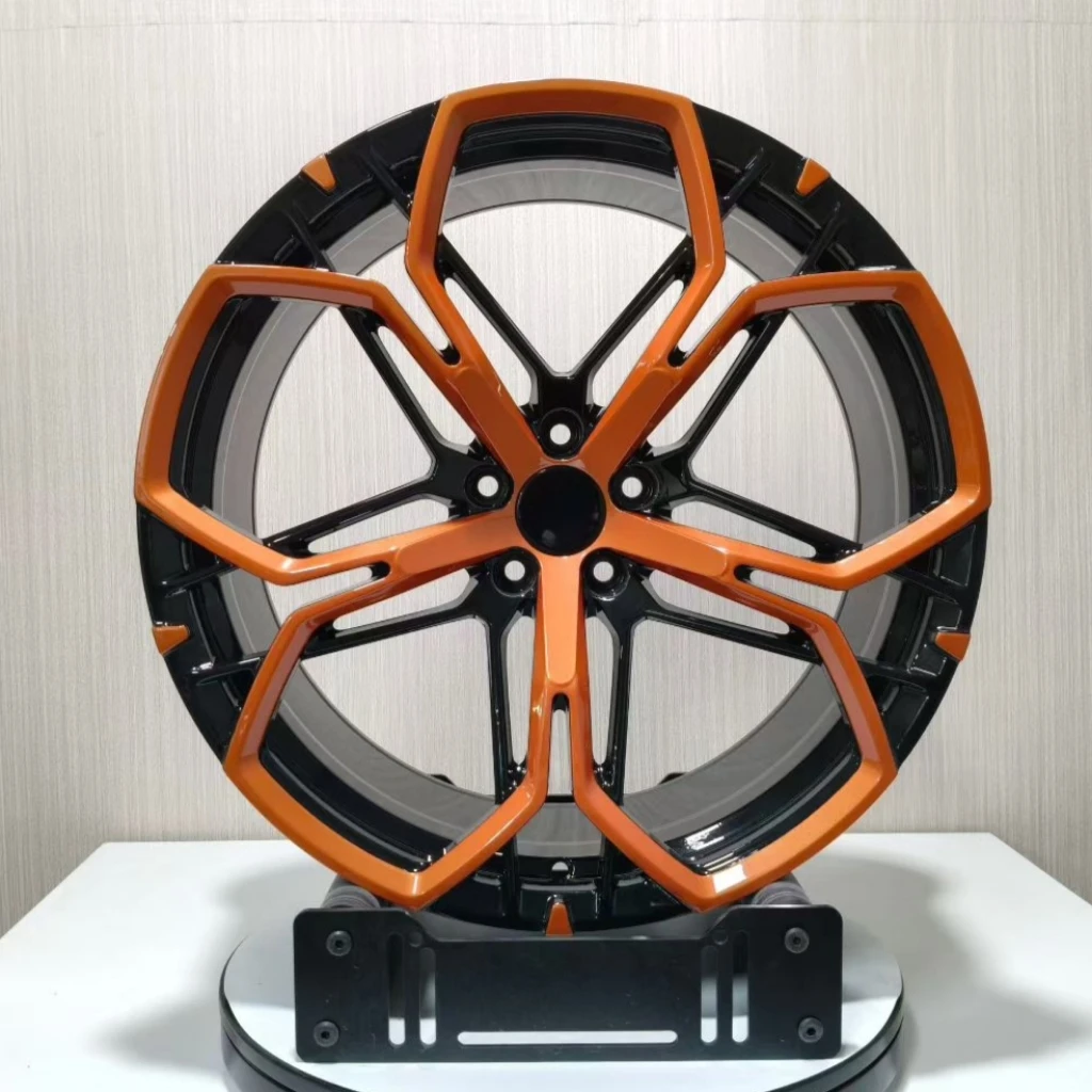 -For Forged Wheels for 6061-T6 Gloss Black Design Wheels Rims 18 19 20 21 Inch 5*114.3  for BMW F8X G8X Mercedes Xiao Mi Su7&