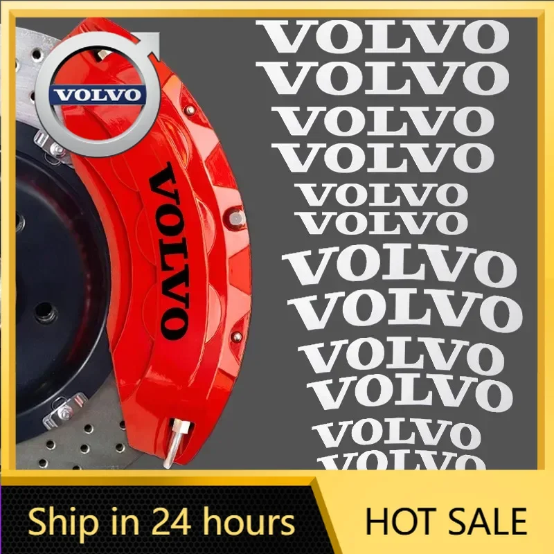 

2026 Новинка для эмблем Volvo, наклейка на автомобильный тормозной суппорт, высокотемпературная водонепроницаемая виниловая наклейка для Volvo XC90 V90 V60 XC60 V40 S80