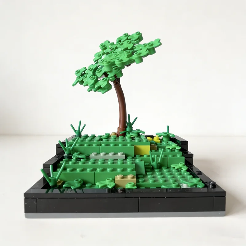 

Набор из 140 коллекционных минифигурок MOC: Серия «Грибной лес» — Архитектурные строительные блоки, Рождественский подарок, Игрушки-конструкторы для детей