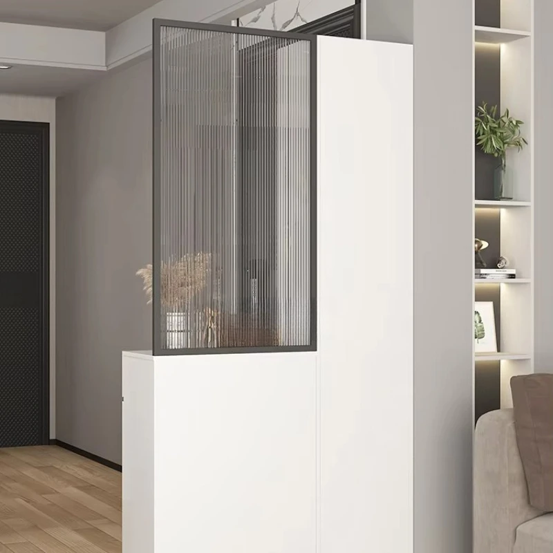 yjq Entrance Entrance Cabinet Entrance Living Room Partition Side Cabinet Modern Light Luxury High-End Screen Shoe Cabinet