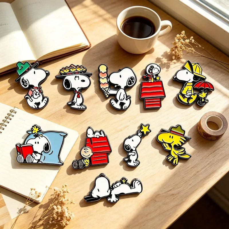 AA 10pcs Cute Cartoon Dog Animation Brooch Creative Badge Anime Cartoon Badge Peripheral Clothes Bag Accessories Gift Collection