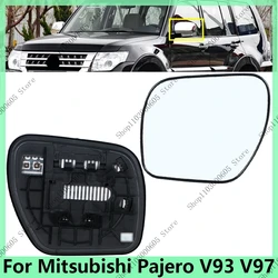 For Mitsubishi Pajero V93 V97 Car Exterior Rearview Door Rear View Mirror Glass Side Mirror Lens Glass With Heated