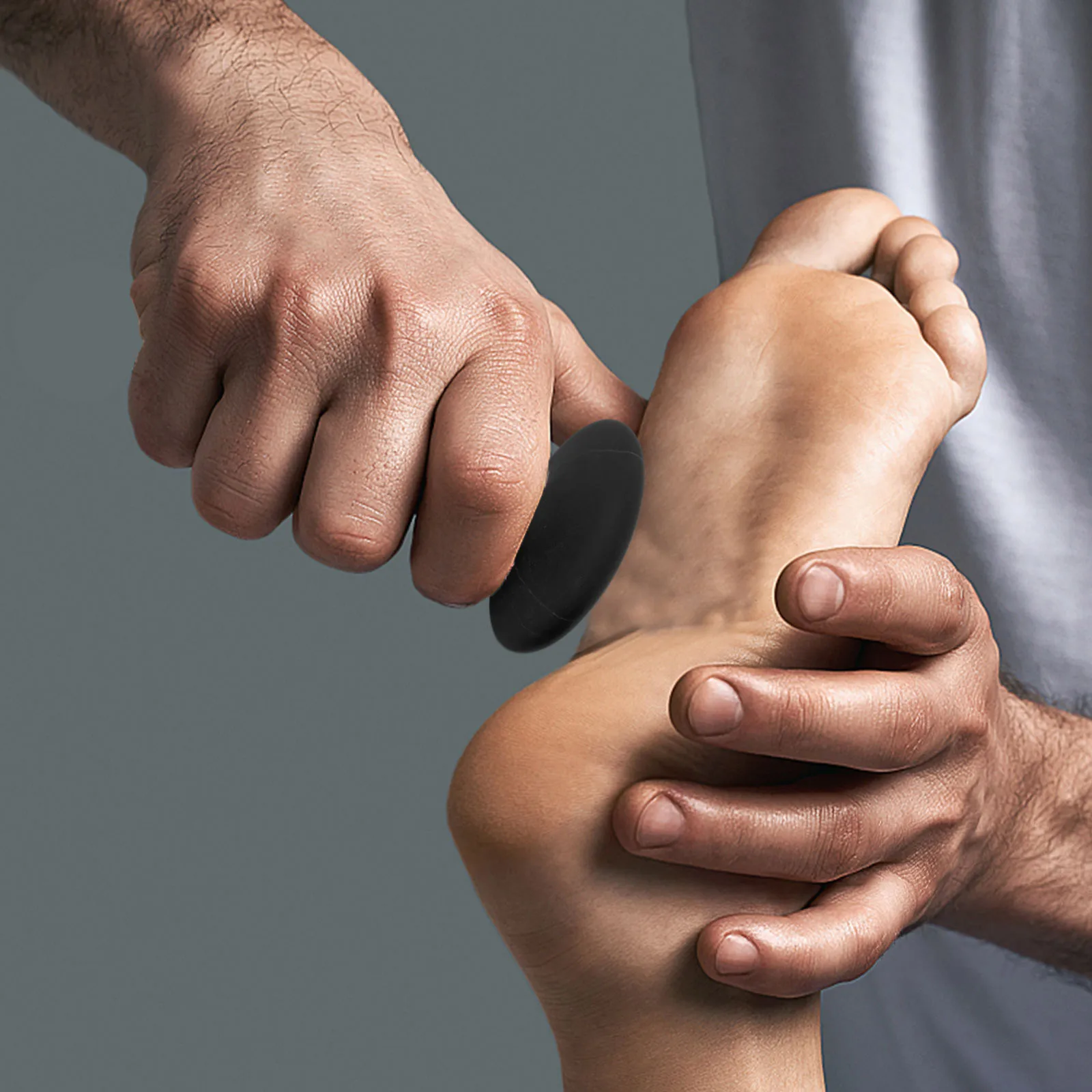 

2pcs Natural Stone Massage Tools Mushroom Shaped Scraping Stones For Back Arm Stone Massager For Pain Relief