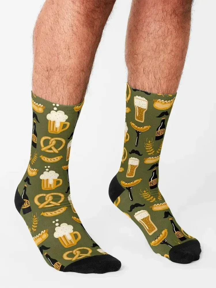 Oktoberfest German Beer Festival Socks Soccer moving stockings designer brand Hiking boots Male Socks Women's
