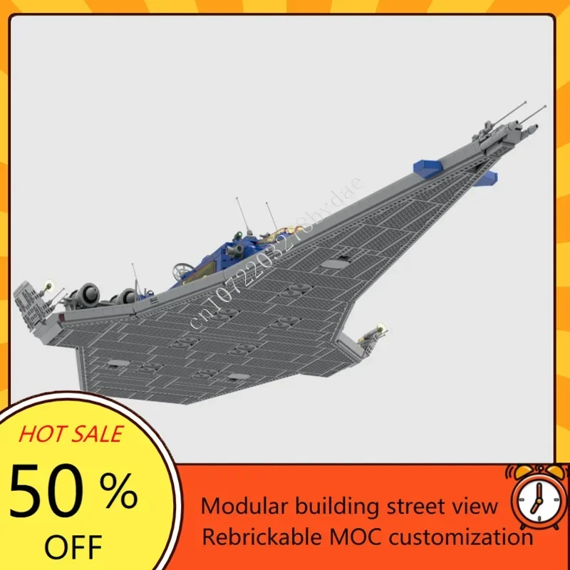 4109PCS NCS Discovery Space War Military MOC SpaceShip Battle Custom Puzzles Architecture DIY Education Assembly Model Kids Gift