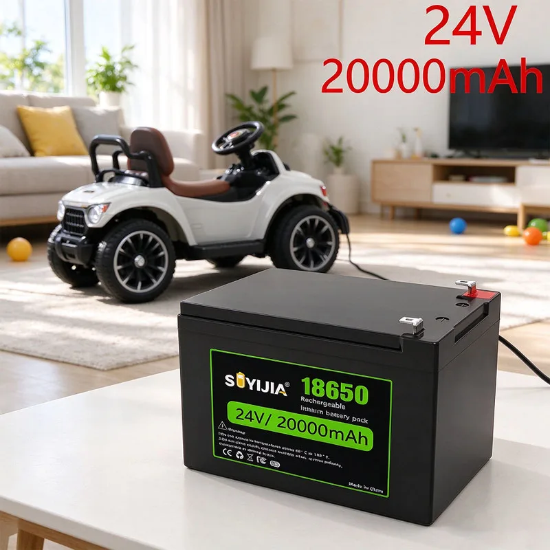 24V 20000mAh 18650 Lithium Battery Pack Rechargeable Battery for Solar Energy Electric Vehicle Battery 29.4v2A Charger
