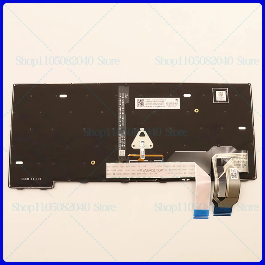 جديد 5N21D67970 5N21D68058 5N21D68160 5N21D68234 لـ Thinkpad T14 Gen 3 L14 Gen 3 P14s G3 لوحة مفاتيح أمريكية مع إضاءة خلفية