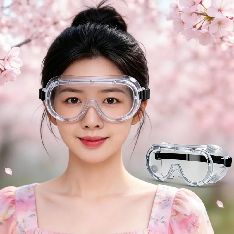 Anti Allergy Anti Fog Safety Glasses for Pollen Conjunctivitis Wind Dust Willow Catkin Proof Unisex Cycling Goggles for Women