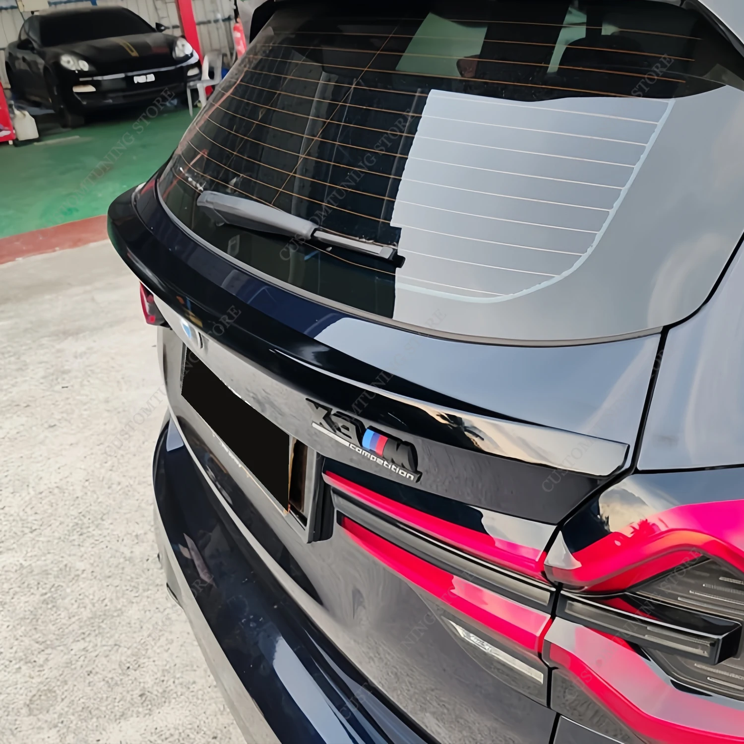 Gloos Black MP Style Rear Trunk Middle Boot Spoiler For Bmw X3 G01 iX3 G08 X3M F97 30i 30d M40i 2017-2023 Bodykits Tuning