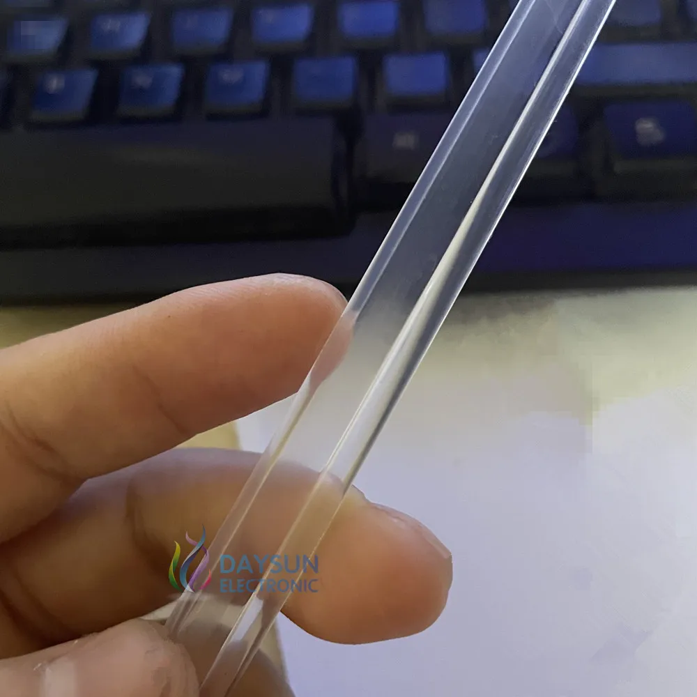 New Skirt Optic Cable 3.0mm / 2.0mm Side Glow Fiber Cable for Car Atmosphere Light Superbright Glowing Cable with Mounting Edge