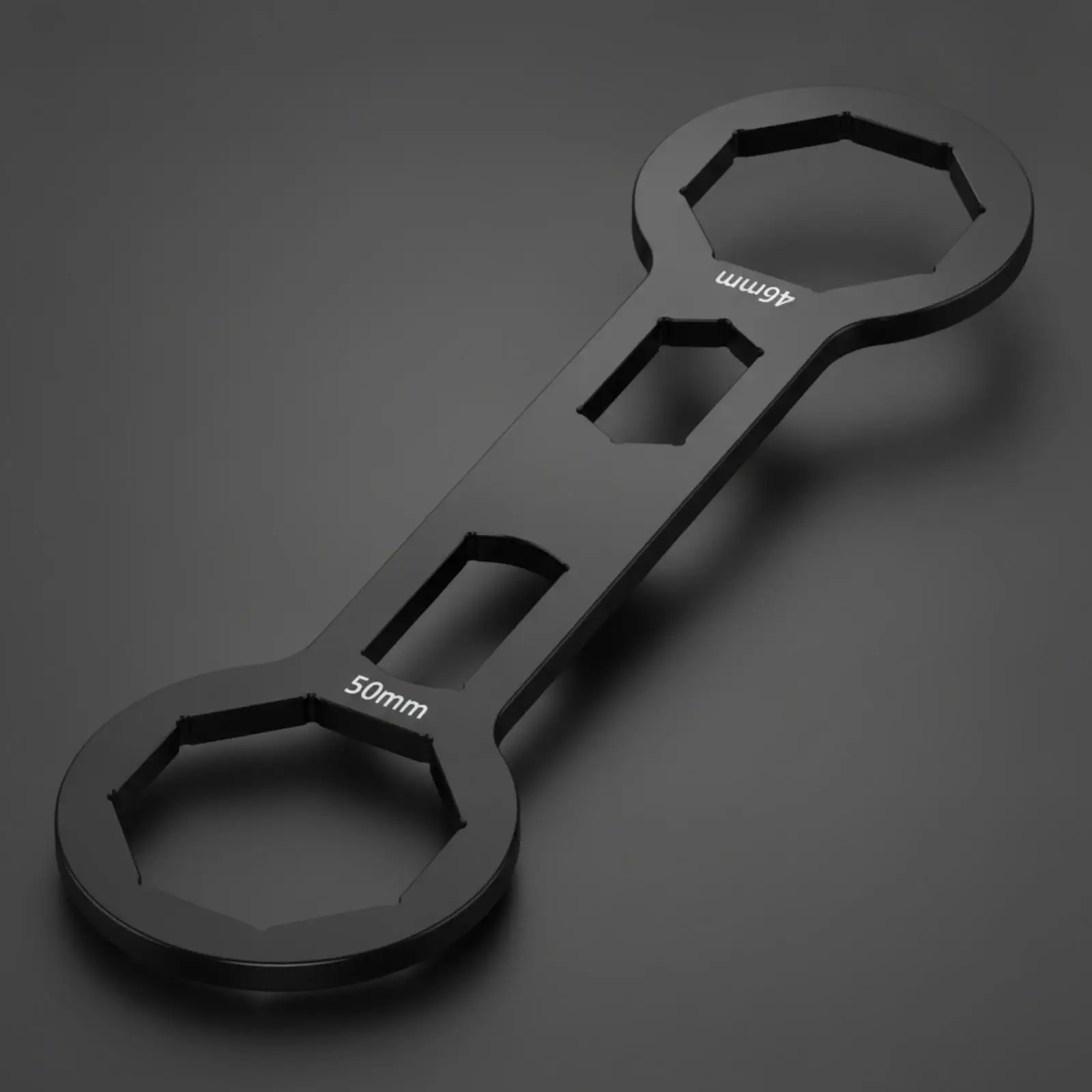 Dual End Motorcycle Shock Wrench 46 50mm Multi Sided Fastener Tool for Off Road Trail Bike Use