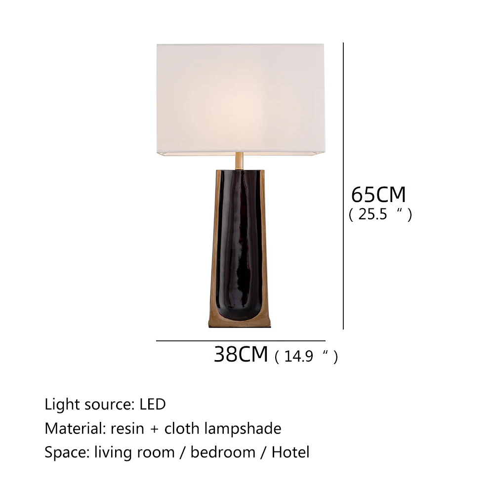 TEMAR Modern Table Lamp Creative Fashion Marble Desk LED For Home Bedroom Living Room Decorative Light