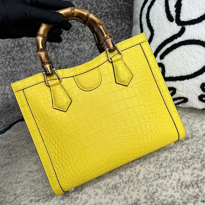 New Leather Handbag for Women\'s Casual Versatile True Crocodile Matte Shoulder Fashionable and Trendy Straddle Bag сумка женская