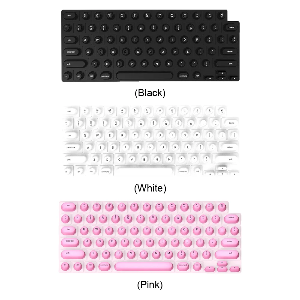 ฝาครอบแป้นพิมพ์สําหรับเล็บยาวซิลิโคนยกแป้นพิมพ์ยกซิลิโคนคีย์บอร์ดสําหรับMacBook Pro 13-16 2020-2024