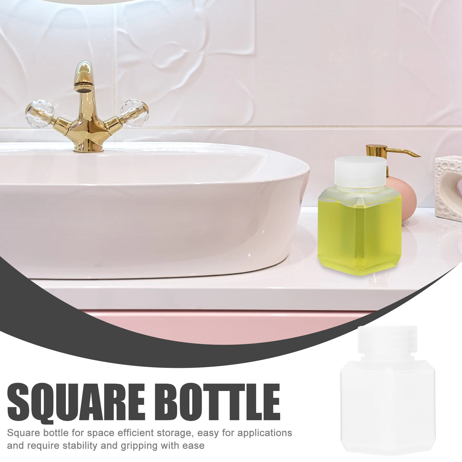 

10 Pcs Liquid Sample Seal Container Lab Plastic Bottle Square Containers Mini Storage Bottles