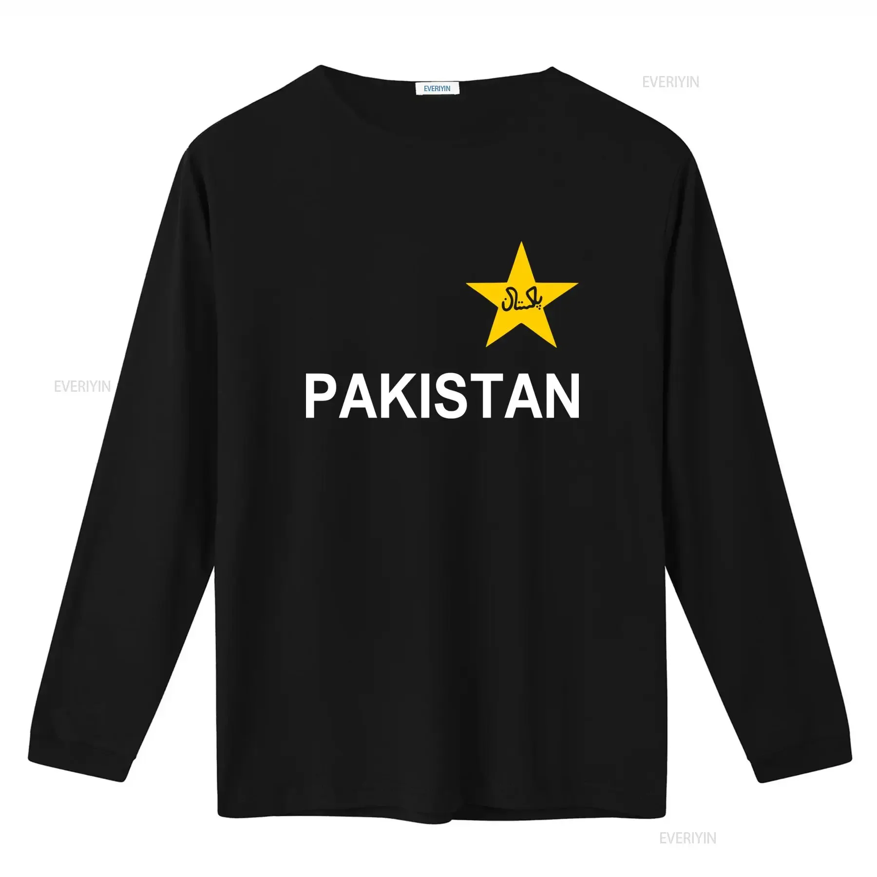 Stylish Cricket Pakistan Jersey Style Fans Supporter Men's T Shirt with National Flag Print vintage Washed fashion Casual