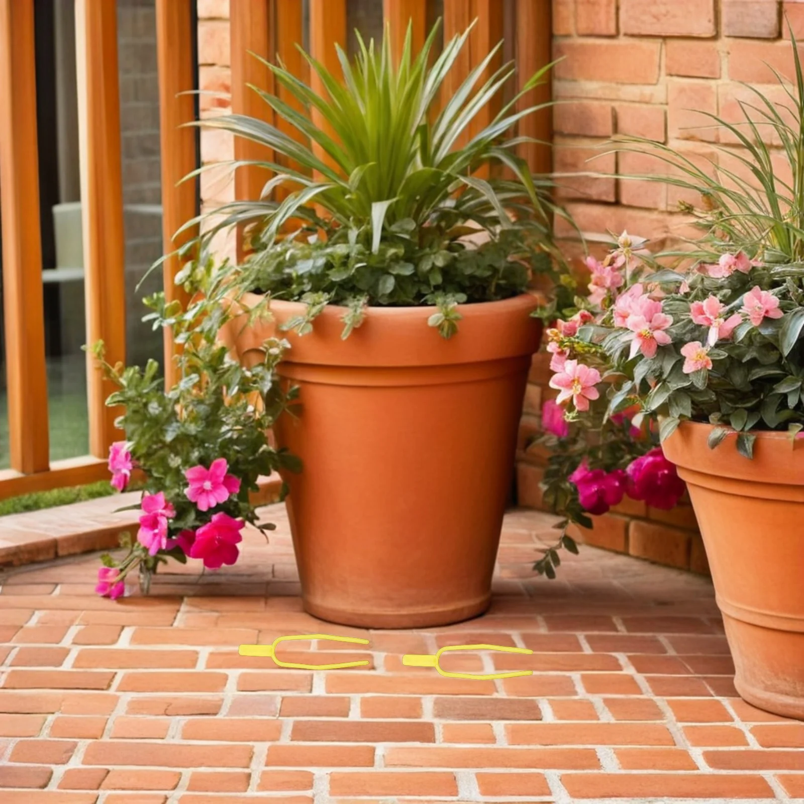 

200Pcs Plants Fixed Clamps Plastic Vine Fixing Clips Gardening Plant Pins Strawberry Support Forks Vine Holding Clips Trellis