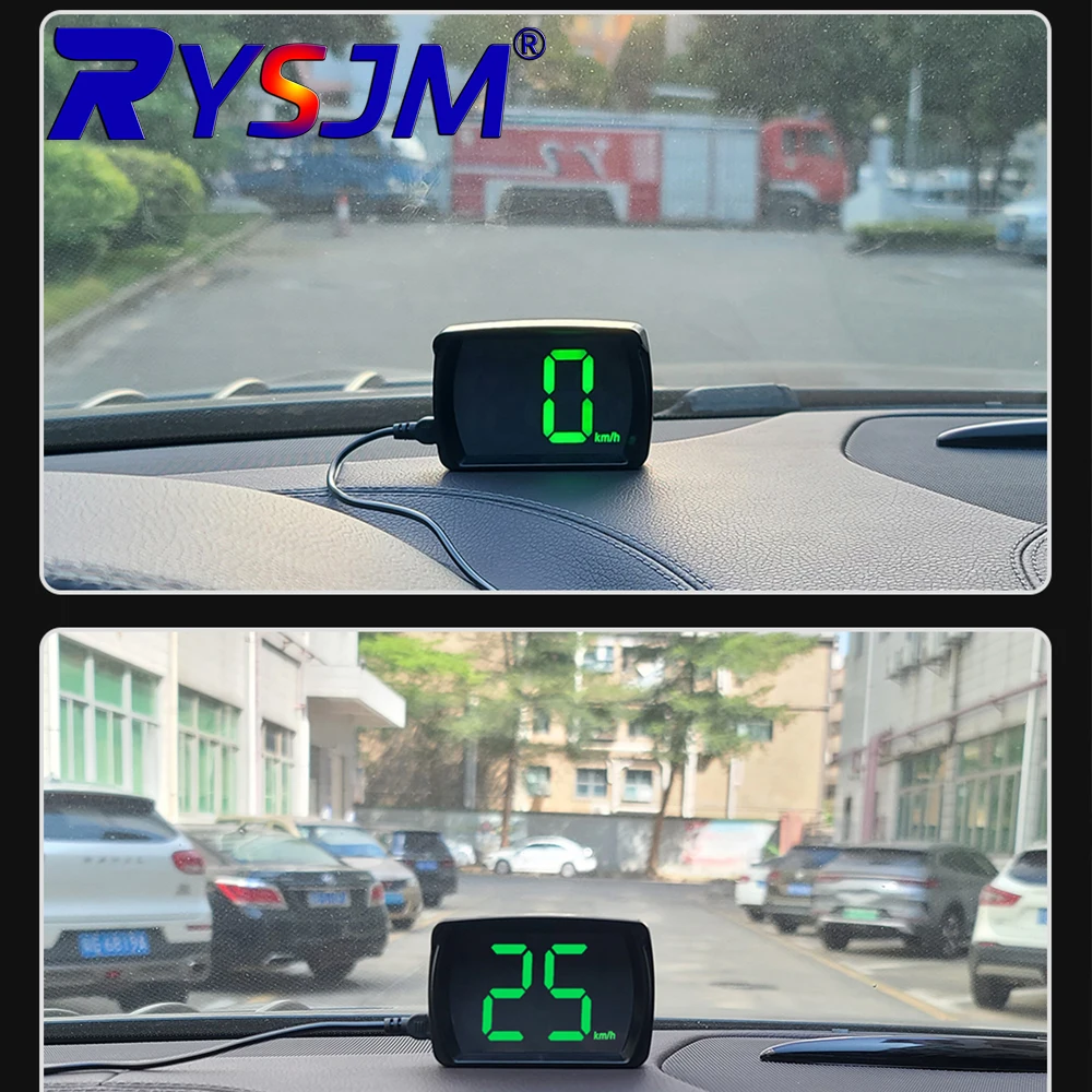 Y03 Car GPS Head Up Display GPS Digital Speedometer KMH/MPH Speed Meter HUD Big Font Blue backlight for Car