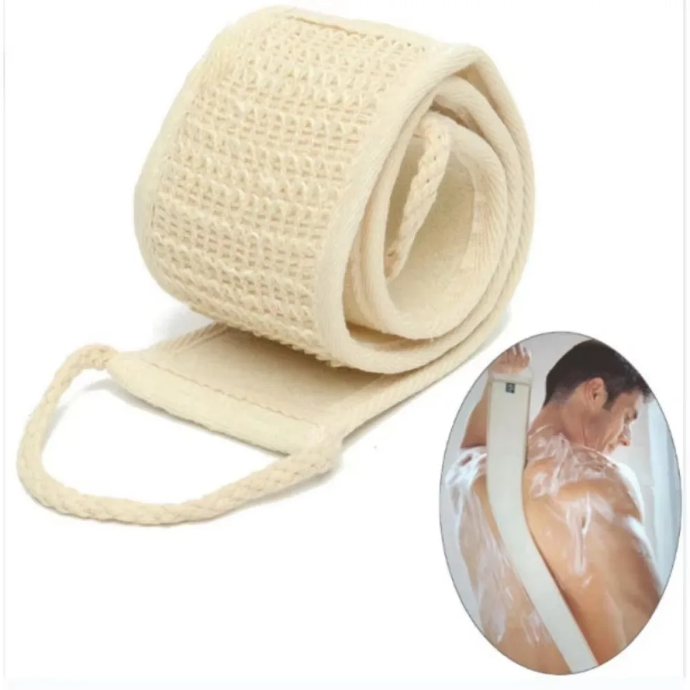 

Natural Body Wash Bath Towel Soft Exfoliating Body Skin Care Cleaning Tool Bath Shower Unisex Massage Scrubber Sponge Back Strap