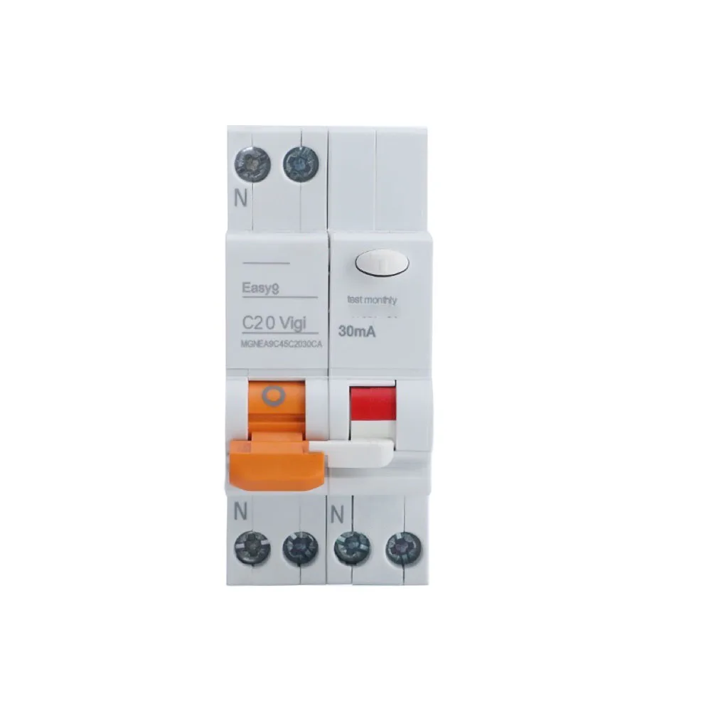 Original new EA9 FOR Schneider EA9C45 Residual-current device 1P+N 6A 10A 16A 25A-40A leakage circuit breaker double wiring