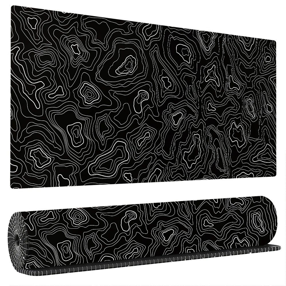 Mairuige Schwarze Gaming-Mauspads, Computer-Gaming-Zubehör, Desktop-Maus, endloser Player, Bürozubehör, Computer, große Schreibtischmatten 5