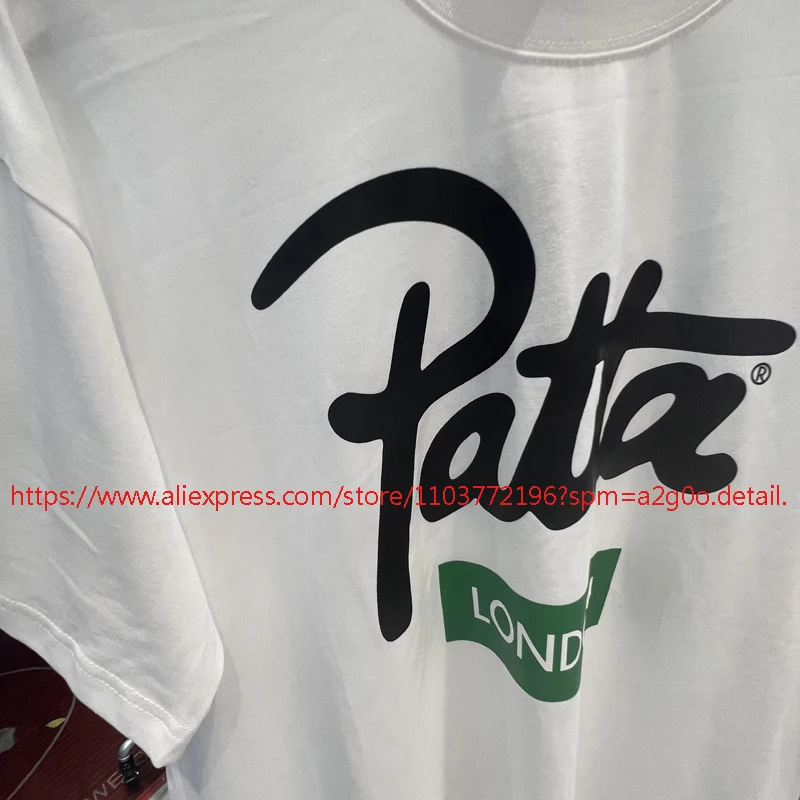 American Trend PATTA Short-sleeved High-quality Cotton Fabric Patta T-shirt Top