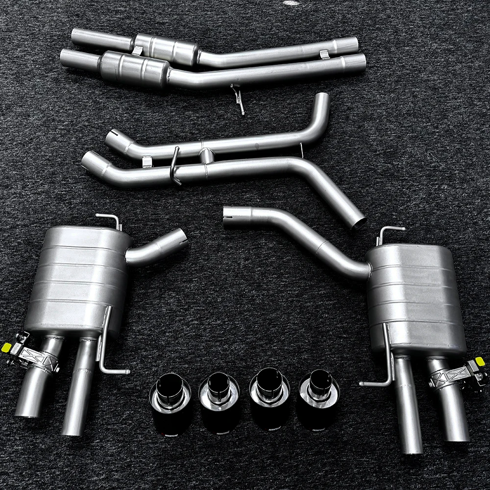 High Performance Valved Exhaust Catback System for A6 A7 C8 3.0 Exhaust - view 2