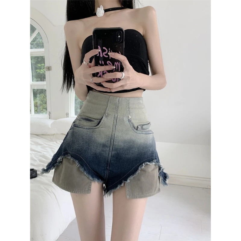 

Ladies Casual Cool Denim Booty Shorts Women Clothing Girls High Waist Womens Shorts Female Sexy Clothes Dropshipping Vy10060