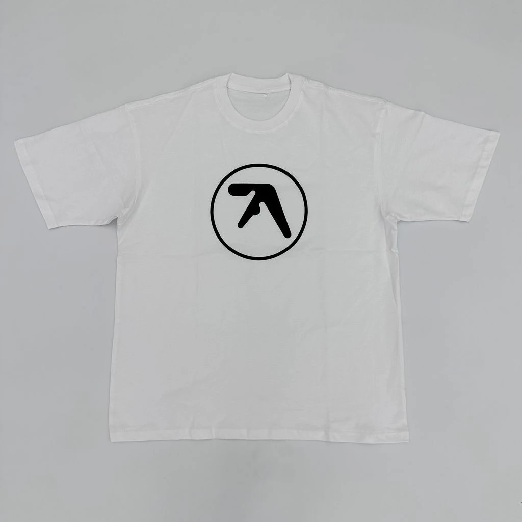 

Aphex TwinTee Vertex Twin Brothers LOGO Vintage Vintage Short-sleeved T-shirt Pure Cotton