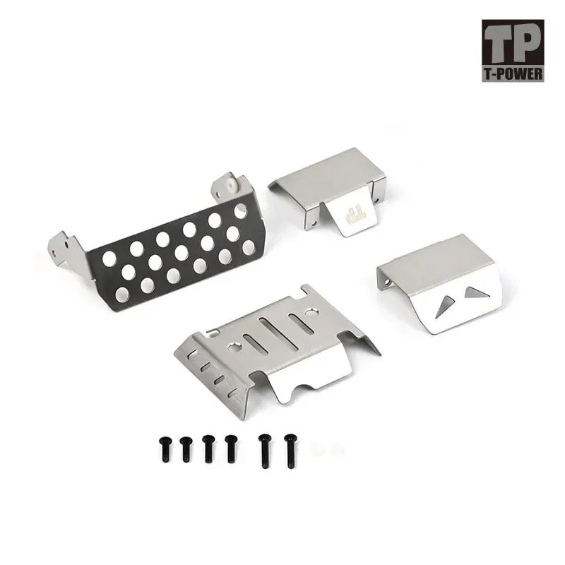 TP-POWER Chassispantser (metaal) - RC-achterafittingonderdelen voor CROSSRC EMOX 1/8 afstandsbedieningsauto