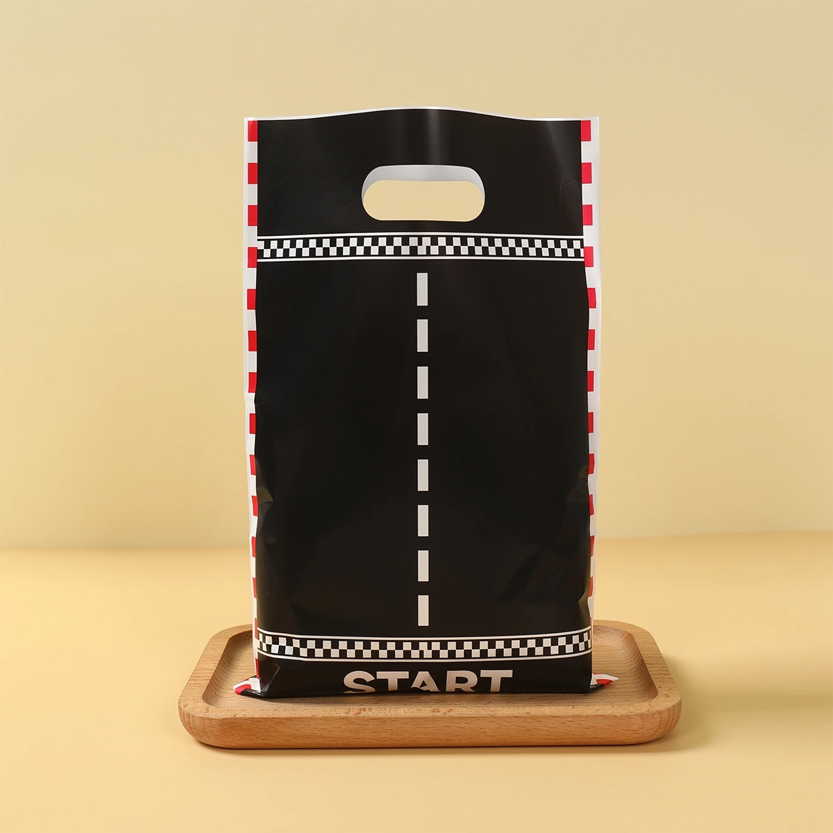 سباق السيارات موضوع هدية التعبئة حقيبة اليد سباق السيارات حفلة عيد ميلاد الديكور الاطفال الصبي حفلة عيد ميلاد لوازم كاندي علاج حقيبة #3