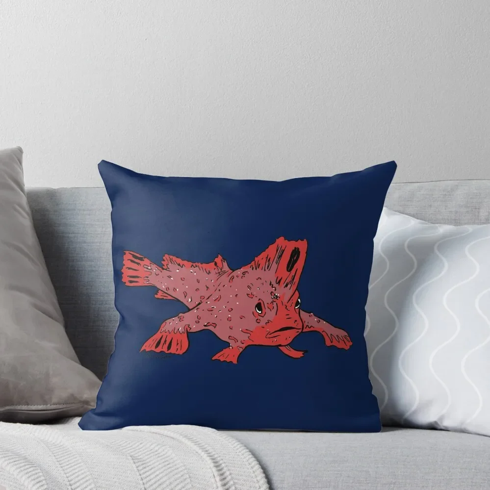 

Red hand fish Throw Pillow Cushion Cover Luxury Cushions New year pillow