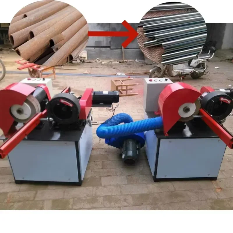 CE Certification Centerless External Cylindrical Polisher for Metal Tubes Rust Grinding Mirror Surface Finishing