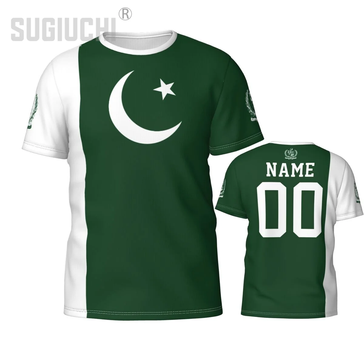 Custom Name Number Pakistan Flag Emblem 3D T-shirts For Men Women Tees team Clothes Soccer Football Fans Gift T shirt