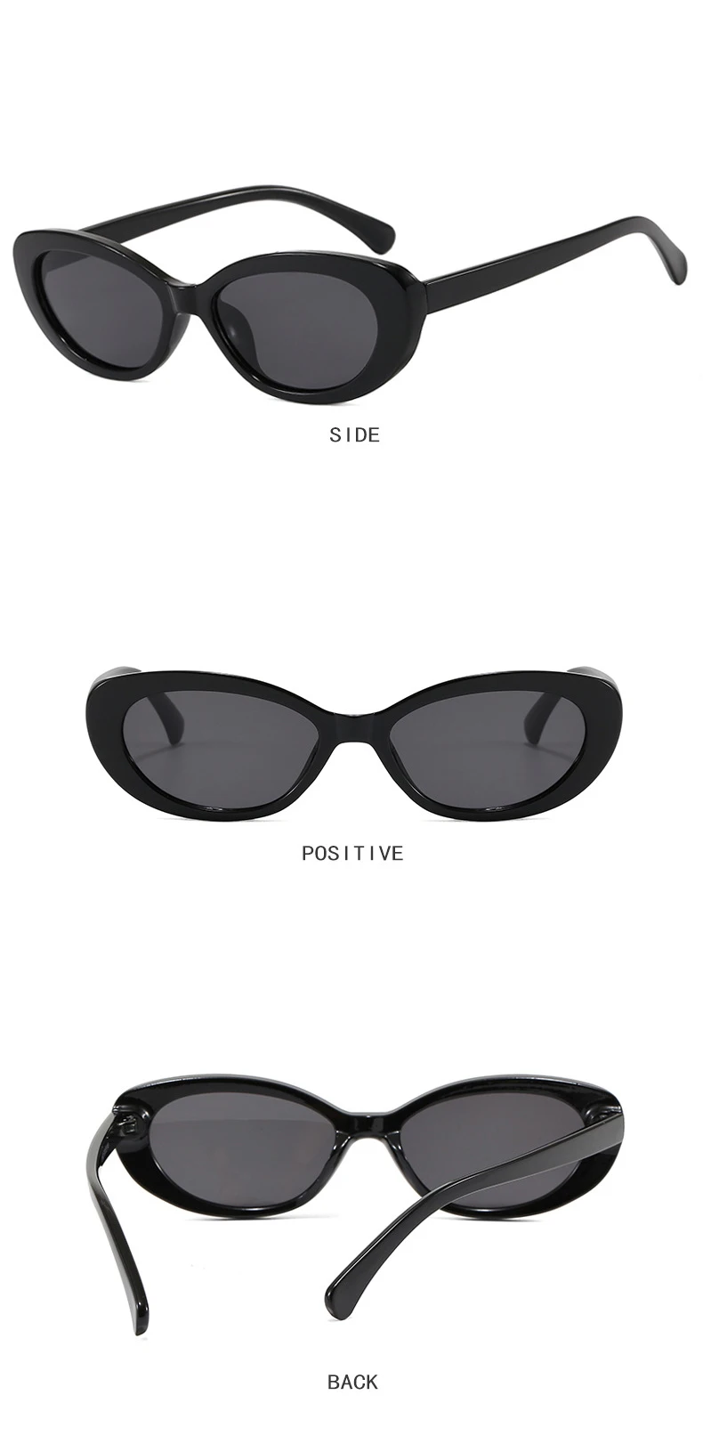 Modische ovale Sonnenbrille mit kleinem Rahmen für Damen, Retro-Leopardenmuster, Herren-Sonnenbrille, Sonnenschutz, Outdoor-Fahrbrille, UV400 – Detail 3