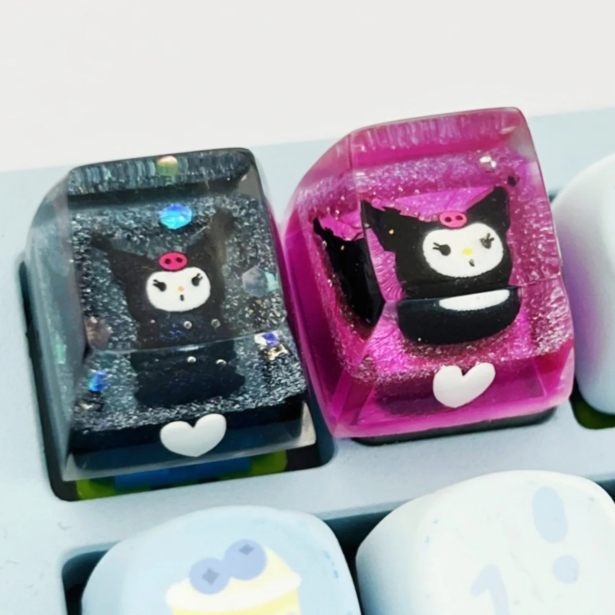 

1 шт. полупрозрачные колпачки для клавиш Sanrio ручной работы DIY персонализированные креативные 3D механические колпачки для клавиш