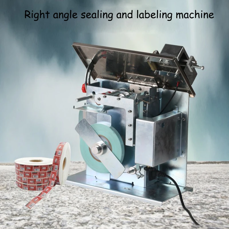 Carton Transparent Anti-tamper labeling machine 90 Degree Labeling Machine Right Angle Sealing and Labeling Machine