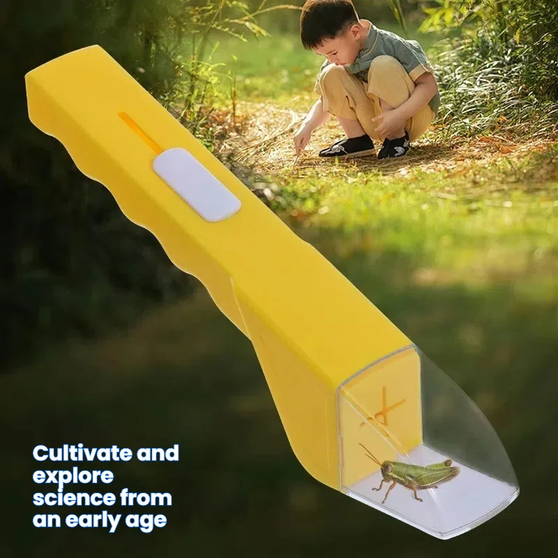 2pcs Safe Catch Release Insect Catcher Viewer, Handheld Bug Collecting Tool for Kids Outdoor Nature Exploration, Educational