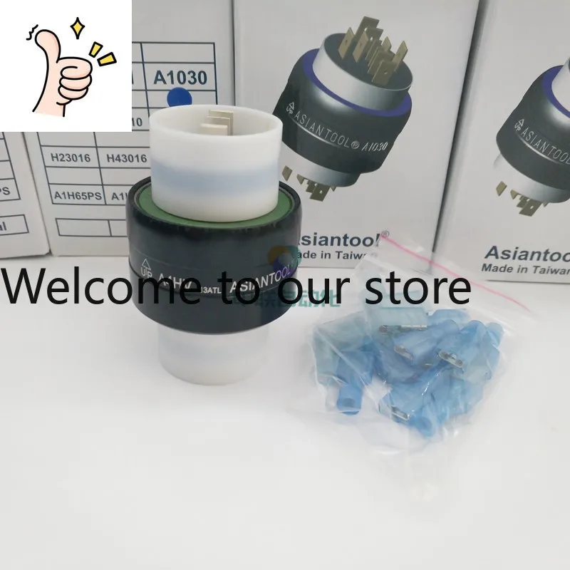 2025.4 A4HV Slip Ring Asiantool Rotary Connector 4-way M435 Conductive Slip Ring MERCOTAC