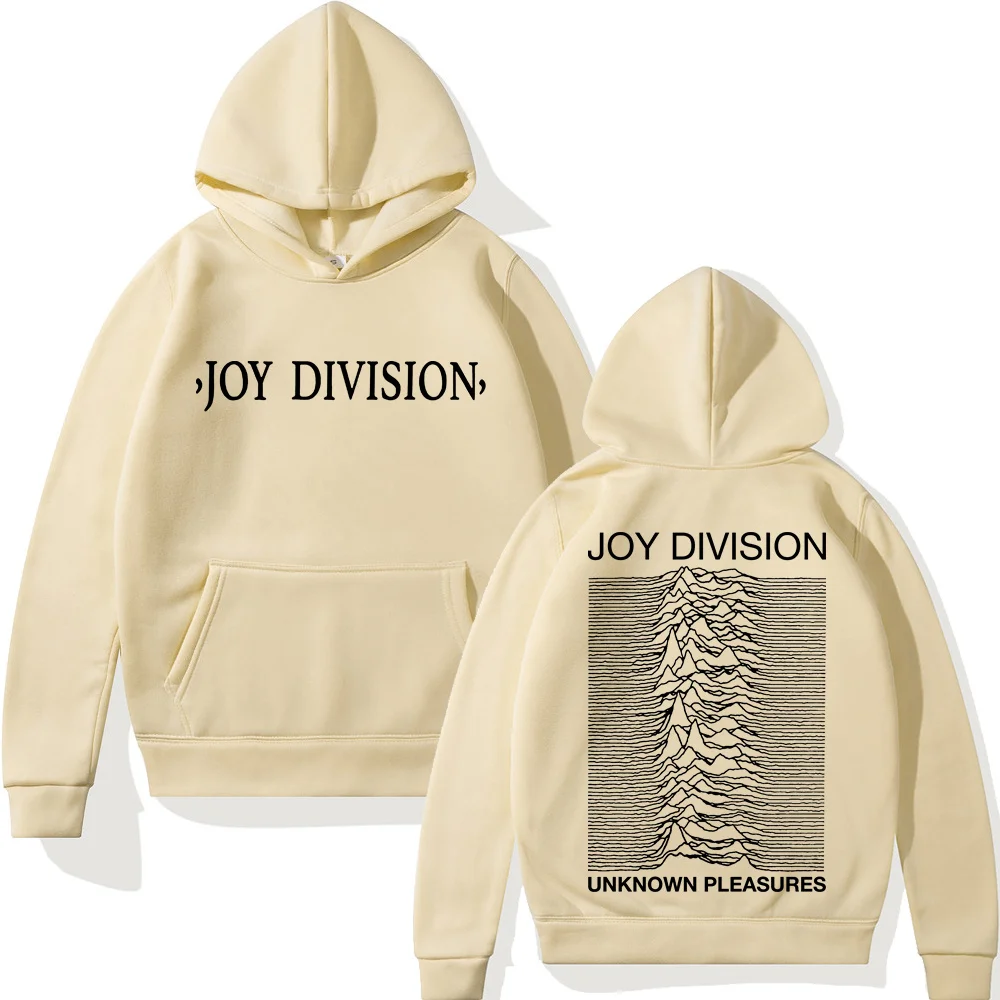 JOY DIVISION Hip Hop Hoodie Men's Fashion Hoodies Men Women Oversized Pullover Male Black Streetwear Man Vintage Sweatshirt