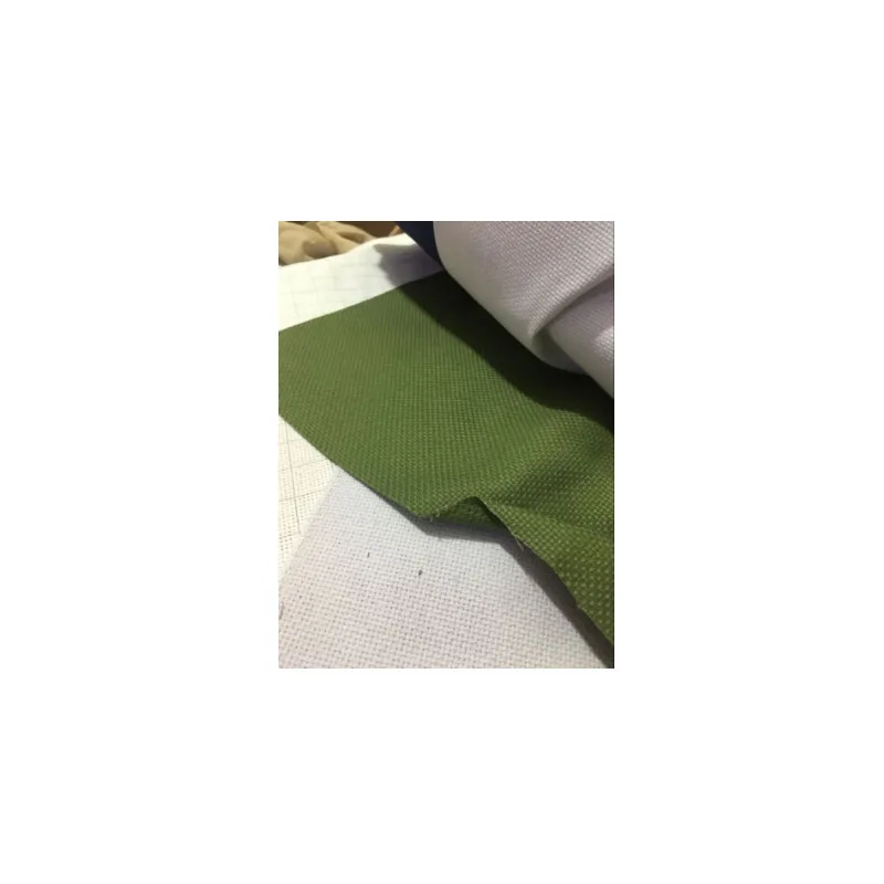 Excellent Quality 14CT Aida Cross Stitch Canvas Fabric Cloth Green 2 Color old-fashioned felling