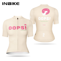 INBIKE Women's Cycling Jersey Short Sleeved Moisture-Wicking Bike Top Shirt Clothing Quick Dry Bicycle Jersey for MTB Cycling