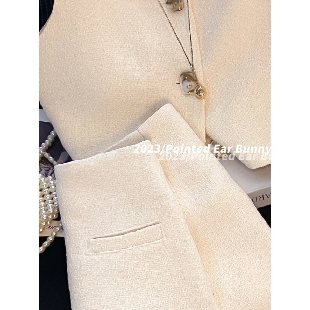2026 Sweet Ruched Two Pieces Sets V Neck Strap Crop Tops+Short A-Line Skirt Women Korean Style Chic Summer Beachwear Suits