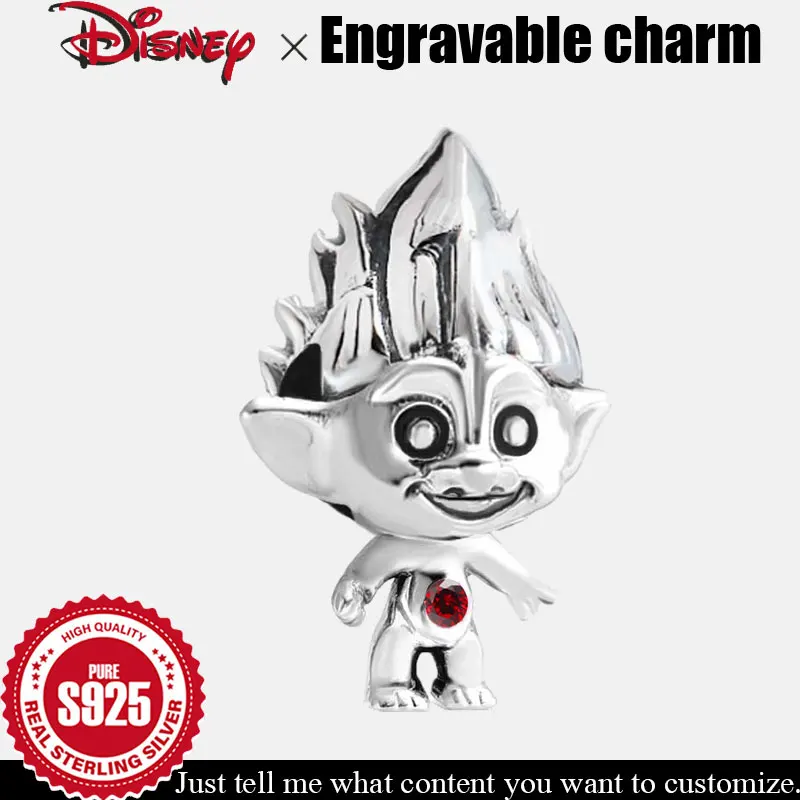 

Серебряный Шарм Диснея 925, фигурка демона, индивидуальная бусина для браслета, детский игровой шарм, роскошные ювелирные аксессуары, индивидуальный подарок