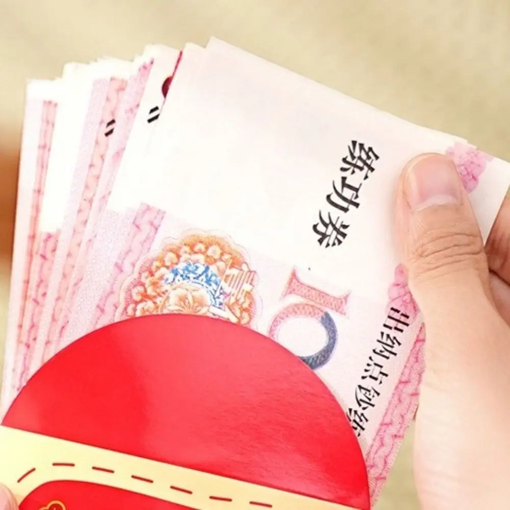 

6Pcs Paper 2026 Horse Year Red Envelope Cartoon Chinese Style Spring Festival Envelope Blessing Traditional