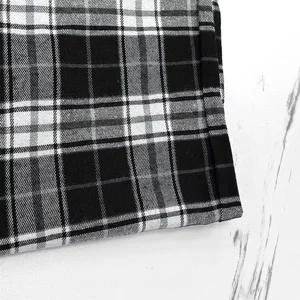 2025 Women thin Korean version of high waist leg wide casual pants straight hit hit checker elastic waist dragging pants 12 Main Sales Women's Chess Clothes - №4