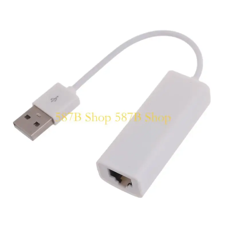 

587B RJ45 Ethernet Adapter RTL8152B Chip External Networks Card Adapter for Tablet PC